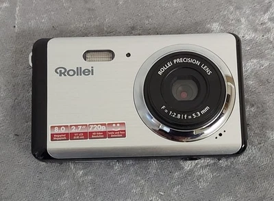 Rollei Compactline 83 8,0 MP Digitalkamera Silber - Bild 1 von 3