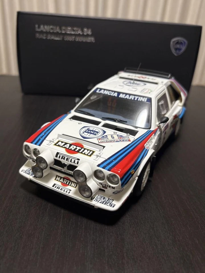 Coche modelo coleccionable AUTO art Lancia Delta S4 RAC Rally 1985 escala 1/18 Foto 1 de 4