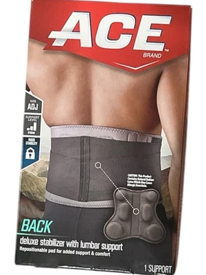 Estabilizador ACE Back Deluxe con soporte lumbar - Talla única ajustable Foto 1 de 4