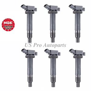 For Toyota Tacoma 2005-15 4Runner 03-09 4.0 90919C2002 6x OEM NGK Ignition Coils - Picture 1 of 6