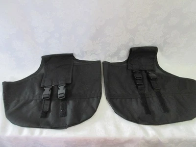 PAIR Harley-Davidson Motorcycle Touring Black Soft Sided Saddle Bag , Ex! - Image 1 of 4