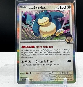 Hop's Snorlax 117/159 Holo Pokemon Scarlet & Violet Journey Together - Picture 1 of 2