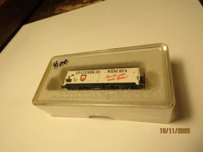Marklin Mini Club Z Scale 8602 Spatenbrau Beer Reefer Car with Box & Packaging - Image 1 of 4