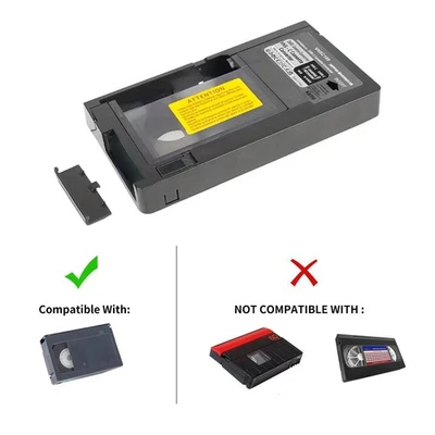 Convertitore di cassette VHS a Vhsc Adattatore per nastro Accessori elettronici - Immagine 1 di 4