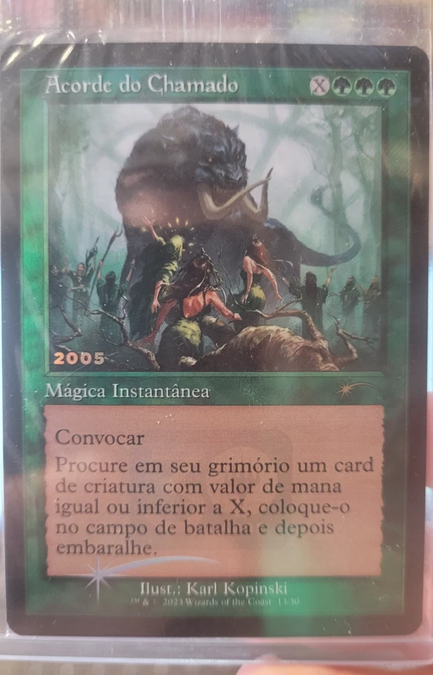 CHORD OF CALLING - Portuguese 30th Anniversary Edition MTG promo foil 2007 - Image 1 of 1