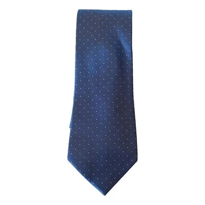 KENNETH COLE REACTION 蓝色微型圆点丝绸经典领带 — 第 1/3 张图片