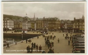GUILDFORD SQUARE FROM THE PIER, ROTHESAY - Bute Postcard - Picture 1 of 2