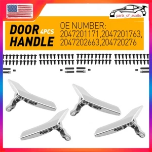 Left Right Side Matte Inside Handle Door Repair For Mercedes C250 C300 C350 4x H - Picture 1 of 10