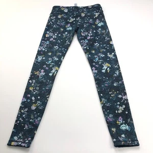 Ivivva by Lululemon 14 (Fit 26In 28L) Girls Athleisure Legging Floral Pants - Picture 1 of 9