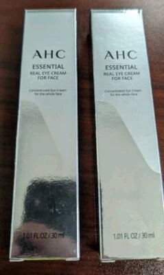 2pcs AHC Essential Real Eye Cream for Face 30ml Anti-Aging Hydrating K-Beauty - Image 1 of 4