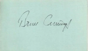 Bruce Cumings Autographed Index Card #2 American Historian of East Asia - Picture 1 of 1