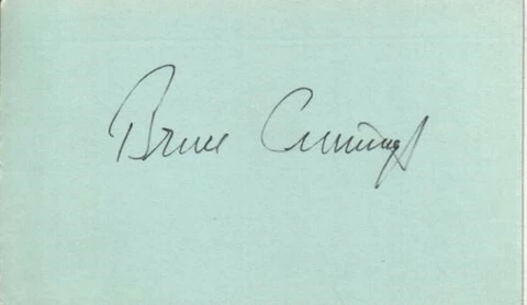 Bruce Cumings Autographed Index Card #2 American Historian of East Asia Cover
