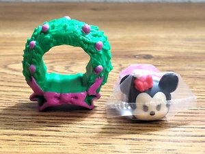 Minnie Mouse on Wreath Tsum Tsum Mystery Pack - Christmas Disney - Picture 1 of 4