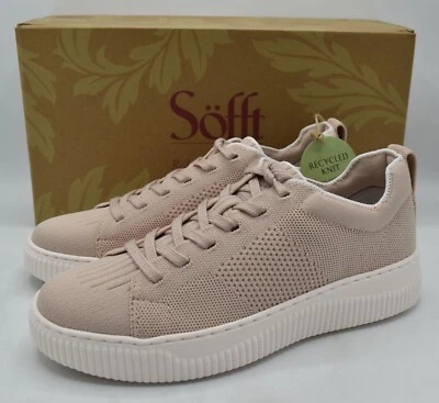 Sofft Womens Size 9 Faro Intimo Pink Lace Up Sneakers Shoes - Image 1 of 4