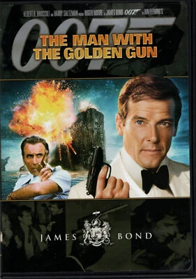 THE MAN WITH THE GOLDEN GUN ROGER MOORE AS JAMES BOND WITH CHRISTOPHER LEE DVD - Image 1 of 2