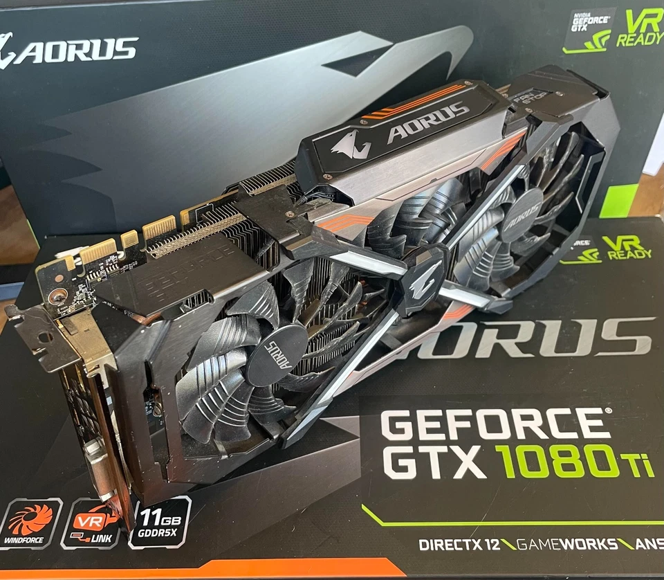 Gigabyte AORUS GeForce GTX 1080 Ti 11GB GDDR5X - Image 1 of 4