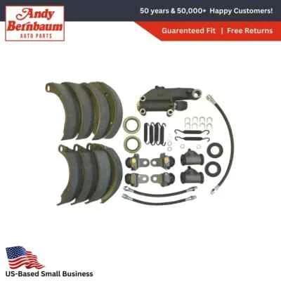 For 1950 Plymouth 10" Front & Rear Right / Left Drum Brake Overhaul Rebuild Kit. - Image 1 of 4