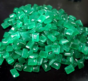 50 Ct Natural Certified Emerald Cut Colombian Green Emerald Lot Loose Gemstone - Picture 1 of 11