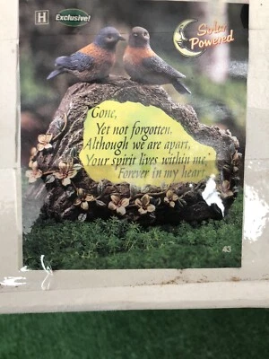 Bird Statue Memorial Garden Stone Grave Site - Image 1 of 3