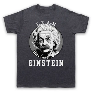 TEAM EINSTEIN ALBERT PHYSICS SCIENCE GENIUS RELATIVITY MENS & WOMENS T-SHIRT - Picture 1 of 22
