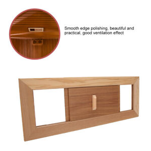 Sauna Room Air Ventilation Panel Wooden Air Vent Grille with Adjustable Gaps