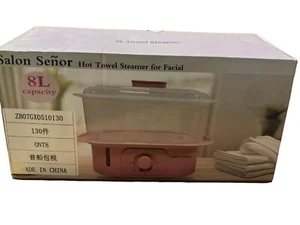 Salon Senor Pink Towel Steamer Towel Warmer Steamer with Quickly Heating Open - Picture 1 of 2