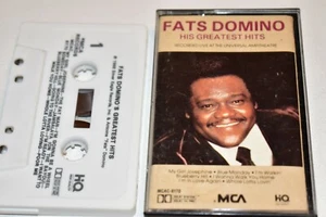 Fats Domino Greatest Hits Audio Cassette Concert MCAC 6170 Dolby 1986  - Picture 1 of 4