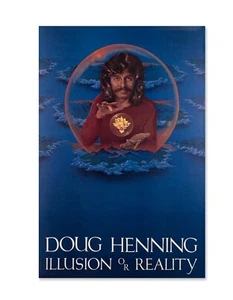 ORIGINAL DOUG HENNING ILLUSION OR REALITY POSTER (1976) / Vintage Magic Poster - Picture 1 of 1
