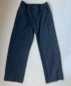 Boys Charcoal Sturdy Fit School Trousers with Half Waist Elastication Bhs Age 11 - Picture 1 of 5