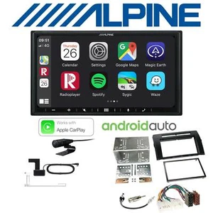 Alpine Autoradio DAB Android Apple CarPlay für Toyota Corolla Verso schwarz - Bild 1 von 6