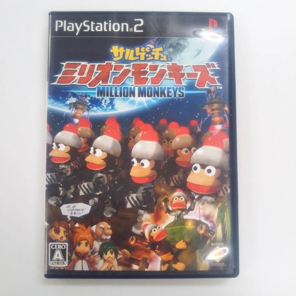 PS2 Ape Escape Million Monkeys Saru Get you Japan - Image 1 of 1