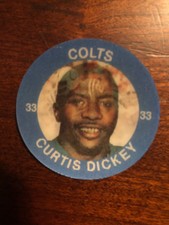 1984 7 Eleven Slurpee Super Star Sports Coin -  Curtis Dickey Indianapolis colts