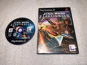 Star Wars Starfighter (Sony PlayStation 2, 2002) PS2 Black Label Game in Case Ex - Bild 1 von 4