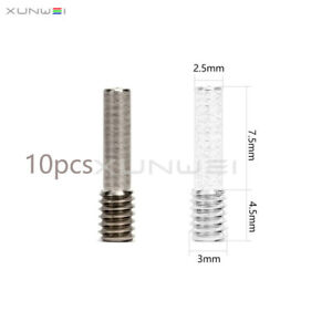 10pcs Hard Steel 2mm Hex Adapter Universal Joint Screw Pin M3 / M4 / M5