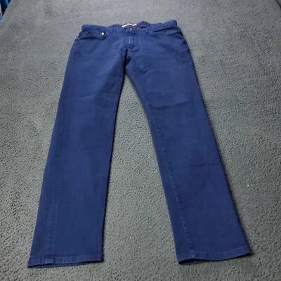 Tommy Hilfiger Jeans Mens Size 36x34 Blue Cotton Denim Streetwear y2K - Image 1 of 4