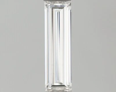 GIA Certified 0.30 Ct Natural Diamond Long Straight Baguette 8 x 2 mm E/SI1 - Image 1 of 4