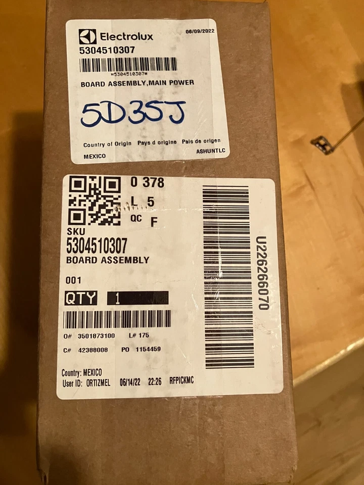 Pieza de montaje de placa Electrolux Frigidaire 5304510307 Foto 1 de 1