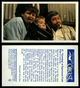 Gurning At Egremont Crab Fair #47 Discovering Our Coast 1989 Brooke Bond Card - Picture 1 of 1