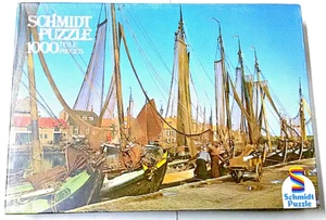 PUZZLE 1000 PEZZI "PESCHERECCI" SIGILLATO 73x52 cm BY SCHMIDT VINTAGE '80s RARE - Foto 1 di 1