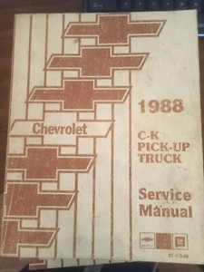 1988 Chevrolet C-K Pick-up Factory Shop Manual - 4 Volumes - Picture 1 of 4