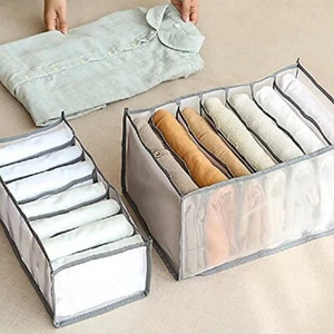 Clothes Storage Bags Foldable Organizer Wardrobe Cube Closet Boxes Compartment - Picture 1 of 14