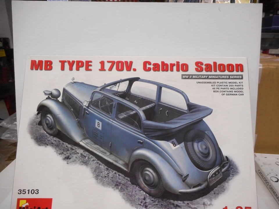 MINIART 1/35  MB TYPE 170V CABRIO SALOON ART. 35103 - Immagine 1 di 1