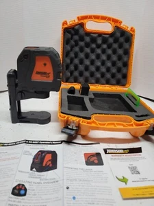 JOHNSON LEVEL Line Laser: 2 Lines, Green Beam, 200 ft, Tested Working Read Info - Picture 1 of 13