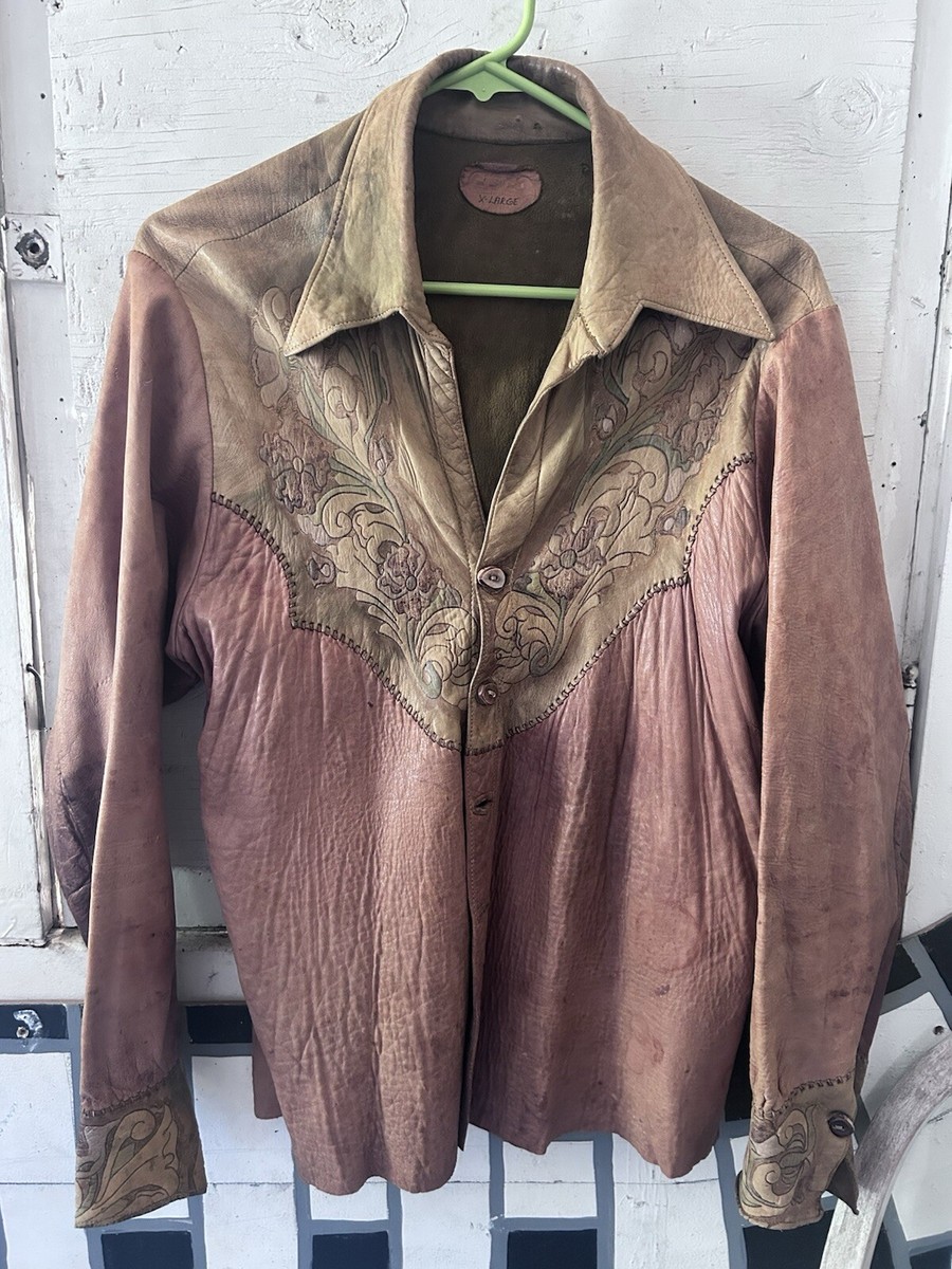 Leather Vintage Casual Shirts for Men for sale | eBay Leather Vintage Casual Shirts for Men for sale | eBay