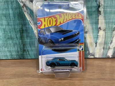 Hot Wheels 18 DODGE CHALLENGER SRT DEMON Muscle Mania #151 6/10 w/Protector - Image 1 of 4