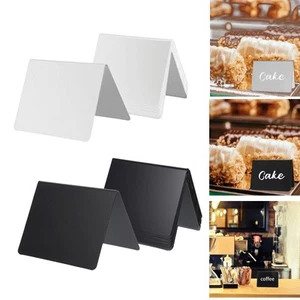 12Pcs Message Number Tag Signs Small Chalkboards Signs Erasable Wordpad Place - Picture 1 of 15