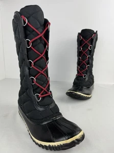 Sorel Out N About Tall Women’s 8.5 EU 39.5 Quilt Snow Boots Waterproof Insulated - Picture 1 of 12