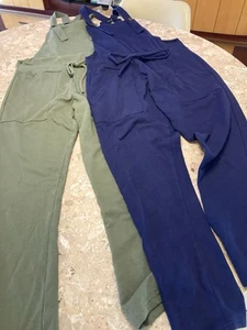 Girl’s Love Knit Overalls Lot Of 2 Sz. Medium - Picture 1 of 11
