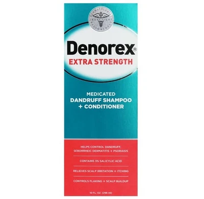 Denorex Extra Strength Medicated 2-in-1 Dandruff Shampoo & Conditioner, 10oz - Image 1 of 4