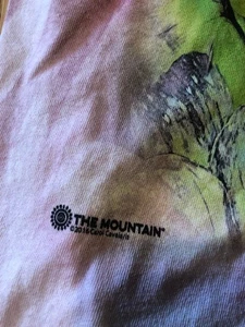 The Mountain floral print ladies tee - shades of pink size M - Bild 1 von 3